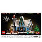 LEGO Icons 10293 La Visita di Babbo Natale, Set di Costruzioni per Adulti e Famiglie, Decorazioni Natalizie per la Casa