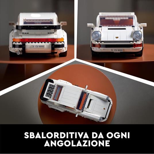 LEGO Icons 10295 Porsche 911, Set Costruzioni per Adulti, Auto da Corsa, Modello da Collezione Turbo Targa 2 in 1 - 5