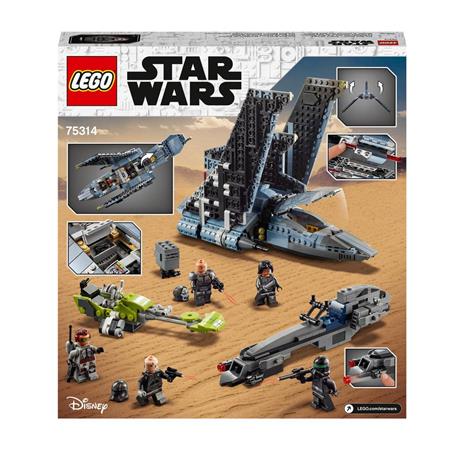 LEGO Star Wars 75314 Shuttle di Attacco The Bad Batch, Set da Costruzione con 5 Personaggi Cloni e Droide Gonk, Giocattoli - 8