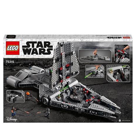 LEGO Star Wars 75315 Incrociatore Leggero Imperiale, Set da Costruzione con Personaggi Baby Yoda e il Mandaloriano - 10