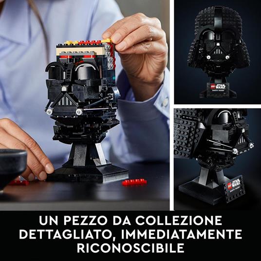 LEGO Star Wars (75304). Casco di Darth Vader, Set da Costruzione per Adulti, Regalo da Collezione - 5