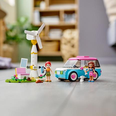 LEGO Friends 41443 LAuto Elettrica di Olivia, Macchinina Giocattolo, Giochi per Bambina e Bambino dai 6 Anni in su - 6