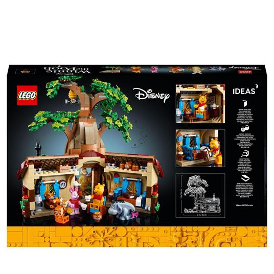 LEGO Ideas 21326 Disney Winnie the Pooh, Set per Adulti, Idea Regalo con Minifigure di Pimpi e Personaggio di Ih-Oh - 11