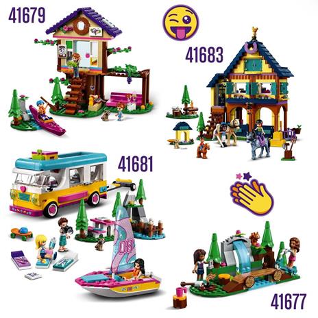 LEGO Friends 41679 La Baita nel Bosco, Casa Giocattolo sull'Albero, Set di Costruzioni con Mini Bamboline, Giochi per Bambini - 6