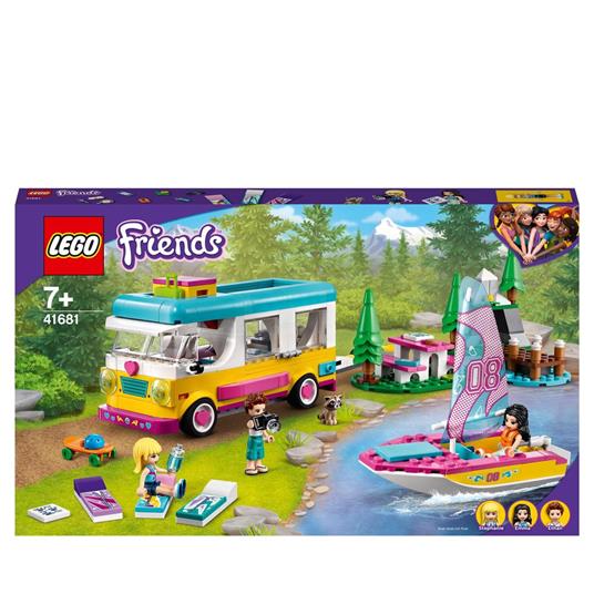 LEGO® 41681 - Camper Van nel bosco con barca a vela