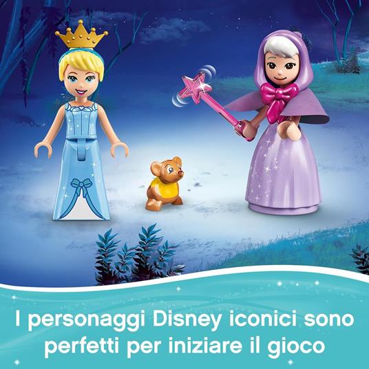 LEGO Disney Princess 43192 La Carrozza Reale di Cenerentola con 2 Mini Bamboline e Cavalli, Giocattolo e Idea Regalo - 6
