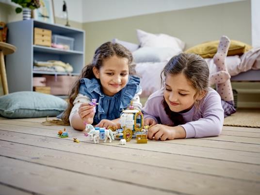 LEGO Disney Princess 43192 La Carrozza Reale di Cenerentola con 2 Mini Bamboline e Cavalli, Giocattolo e Idea Regalo - 10