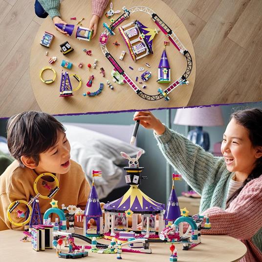 LEGO Friends 41685 Le Montagne Russe del Luna Park Magico, Set di Costruzioni per Bambini dai 8 Anni con 4 Mini Bamboline - 2