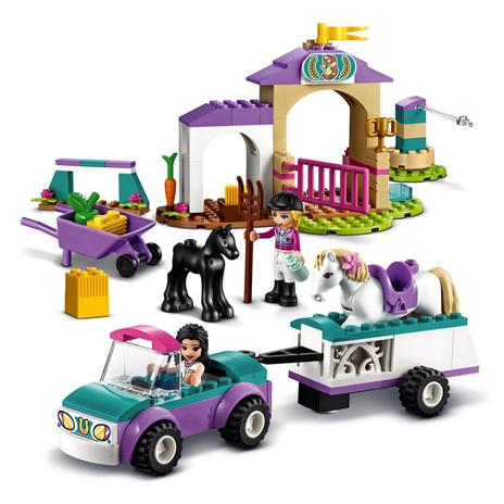 LEGO Friends 41441 Addestramento Equestre e Rimorchio, Set per Bambini dai 4 Anni con 2 Mini Bamboline e Cavallo Giocattolo - 3