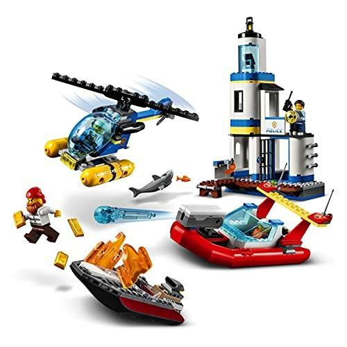 LEGO City Polizia marittima e missione antincendio - 60308