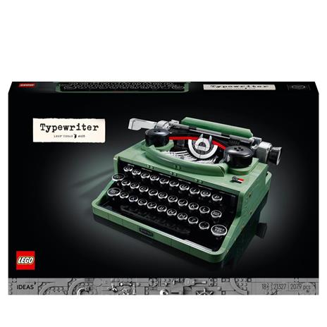 LEGO Ideas 21327 Macchina da Scrivere, Set da Costruzione, Modellino Retro da Collezione