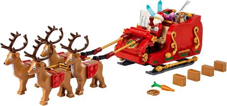 LEGO Slitta di Babbo Natale Giocattolo, Set di Giochi Creativi, Idea Regalo Natalizia, Decorazione Casa 40499 - 5