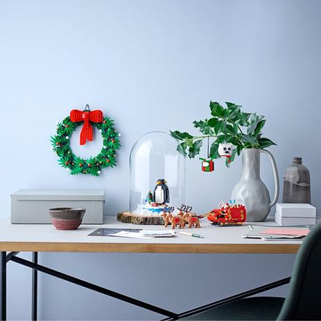 LEGO Slitta di Babbo Natale Giocattolo, Set di Giochi Creativi, Idea Regalo Natalizia, Decorazione Casa 40499 - 6