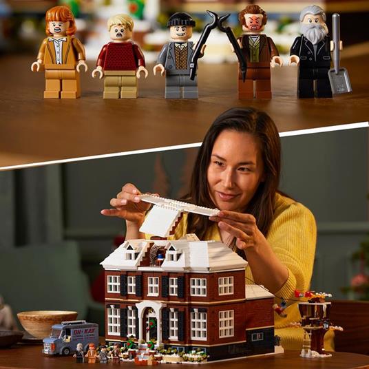 LEGO Ideas 21330 Mamma Ho Perso l'Aereo, Set per Adulti da Collezione, Casa dei McCallister, Idea Regalo con 5 Minifigure - 11