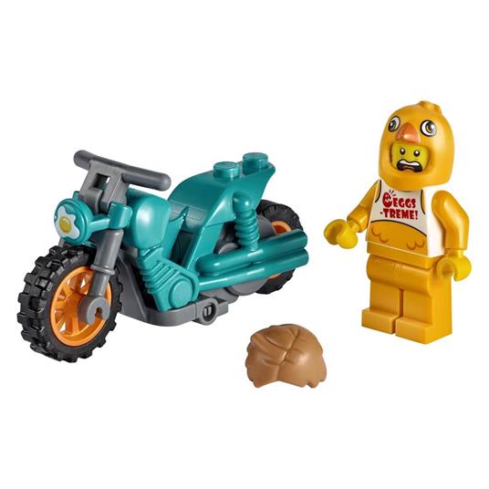 LEGO City Stuntz Stunt Bike della Gallina, Moto Giocattolo con Funzione Carica e Vai, 60310 - 7