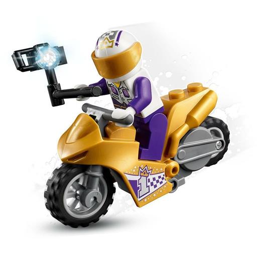 LEGO City Stuntz Stunt Bike dei Selfie, Moto Giocattolo con Funzione "Carica e Vai", Idea Regalo per Bambini dai 5 Anni, 60309 - 5