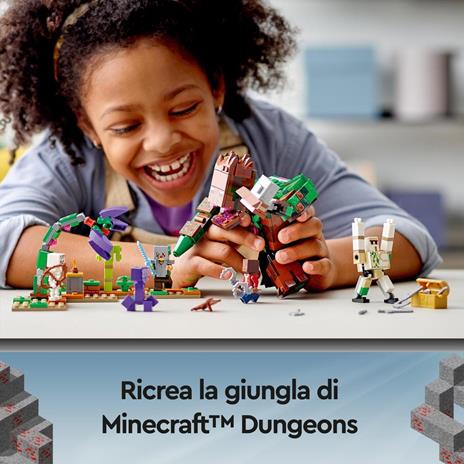 LEGO Minecraft 21176 L'Abominio della Giungla, Giocattoli Action Figure per Bambini con i Personaggi di Minecraft Dungeons - 2