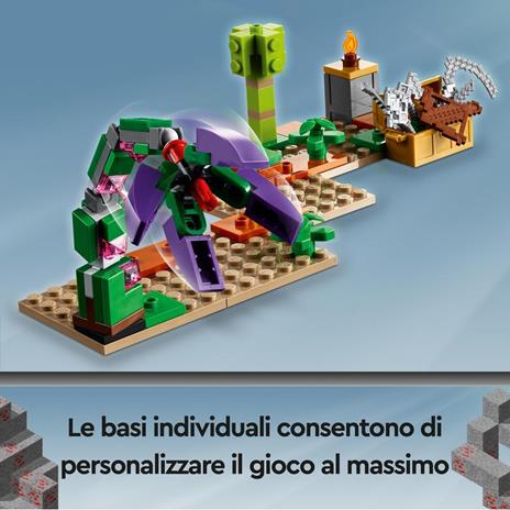 LEGO Minecraft 21176 L'Abominio della Giungla, Giocattoli Action Figure per Bambini con i Personaggi di Minecraft Dungeons - 5