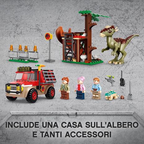 LEGO Jurassic World 76939 La Fuga del Dinosauro Stygimoloch, Giochi per Bambini dai 4 Anni con Minifigures e Casa sull'Albero - 5