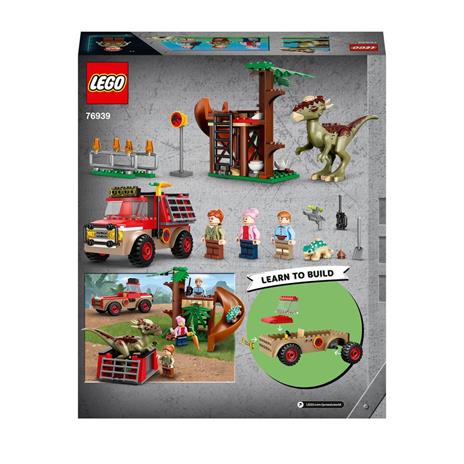 LEGO Jurassic World 76939 La Fuga del Dinosauro Stygimoloch, Giochi per Bambini dai 4 Anni con Minifigures e Casa sull'Albero - 8