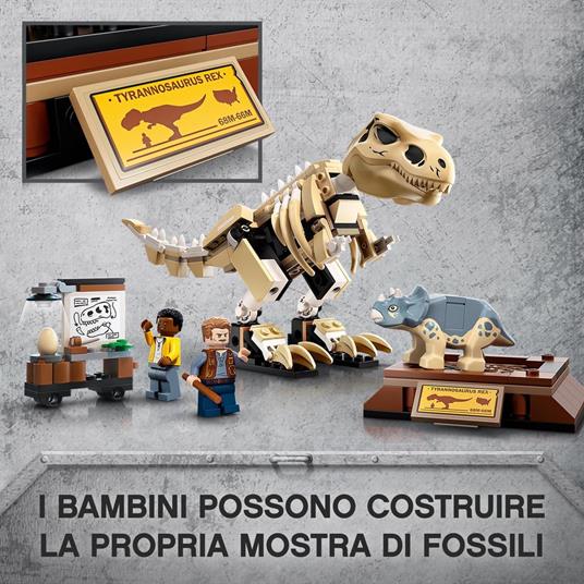 LEGO Jurassic World 76940 La Mostra del Fossile di Dinosauro T. Rex, Kit con Scheletro di Dinosauro Giocattolo - 3