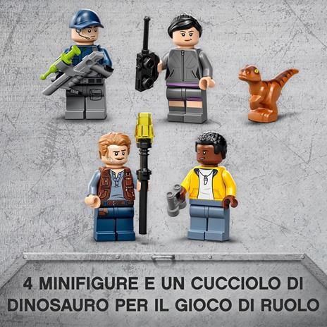LEGO Jurassic World 76942 Fuga sulla Barca del Dinosauro Baryonyx, Regalo per Bambini e Bambine, Giochi con Minifigures - 7