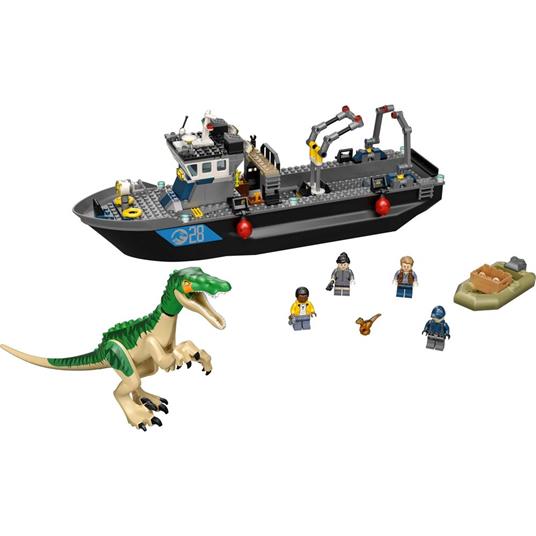 LEGO Jurassic World 76942 Fuga sulla Barca del Dinosauro Baryonyx, Regalo per Bambini e Bambine, Giochi con Minifigures - 8