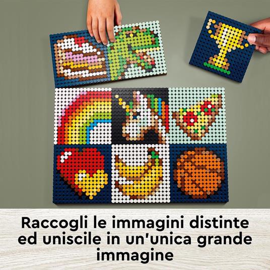 LEGO Art 21226 Progetto d'Arte - Creiamo Insieme, Mattoncini per Costruzioni, Lavoretti Creativi per Bambini e Adulti - 5