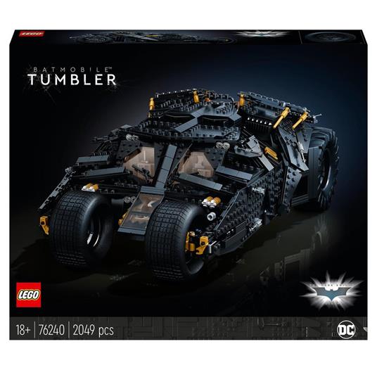 LEGO DC 76240 Batman Batmobile Tumbler, Modellismo Auto Da Costruire Per Adulti, Idea Regalo