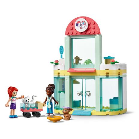 LEGO Friends 41695 Clinica Veterinaria, Giochi per Bambini dai 4 Anni, con 2 Mini Bamboline e 3 Animali, Idea Regalo - 3