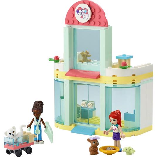 LEGO Friends 41695 Clinica Veterinaria, Giochi per Bambini dai 4 Anni, con 2 Mini Bamboline e 3 Animali, Idea Regalo - 8