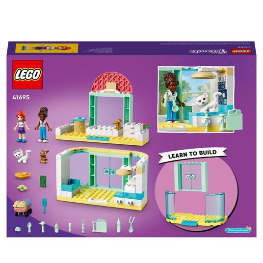 LEGO Friends 41695 Clinica Veterinaria, Giochi per Bambini dai 4 Anni, con 2 Mini Bamboline e 3 Animali, Idea Regalo - 9