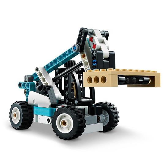 LEGO Technic 42133 Sollevatore Telescopico, Set 2in1 Camion Giocattolo e Carrello Elevatore, Giochi per Bambini di 7+ Anni - 3