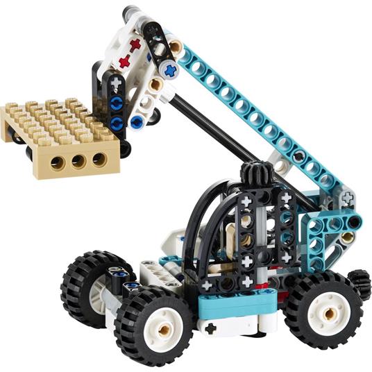 LEGO Technic 42133 Sollevatore Telescopico, Set 2in1 Camion Giocattolo e Carrello Elevatore, Giochi per Bambini di 7+ Anni - 7