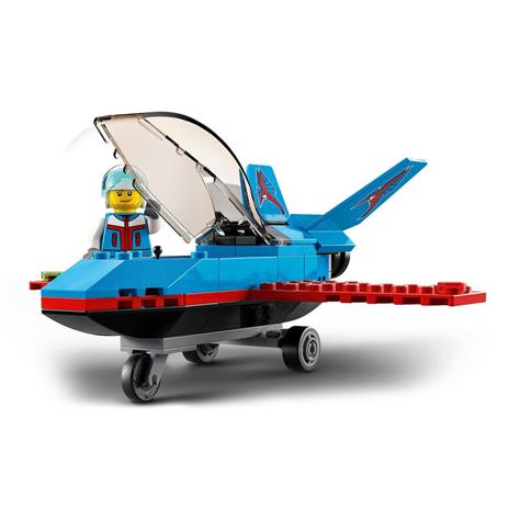 LEGO City Great Vehicles 60323 Aereo Acrobatico, Giocattolo con Minifigure del Pilota, Idea Regalo, Giochi per Bambini - 4