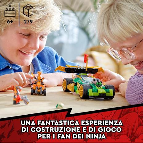 LEGO NINJAGO 71763 Auto da Corsa di Lloyd - EVOLUTION, Set per Bambini di 6+ Anni con Quad, Guerrieri Serpente - 2