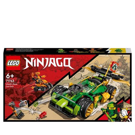 LEGO NINJAGO 71763 Auto da Corsa di Lloyd - EVOLUTION, Set per Bambini di 6+ Anni con Quad, Guerrieri Serpente