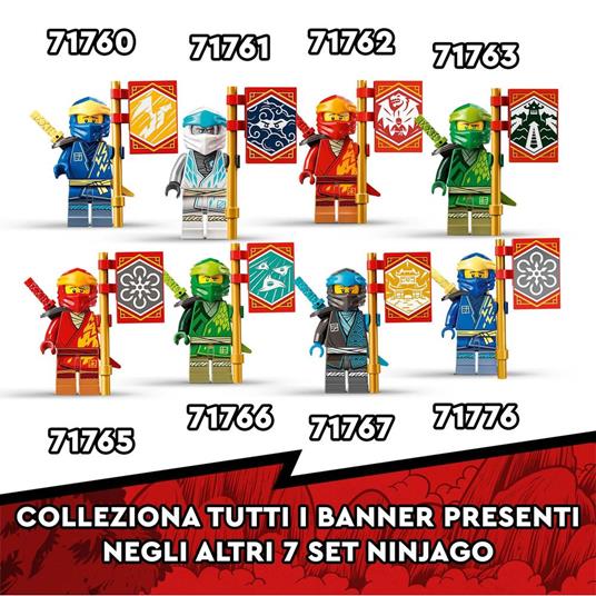 LEGO NINJAGO 71763 Auto da Corsa di Lloyd - EVOLUTION, Set per Bambini di 6+ Anni con Quad, Guerrieri Serpente - 7