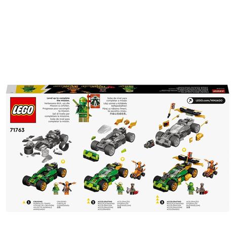LEGO NINJAGO 71763 Auto da Corsa di Lloyd - EVOLUTION, Set per Bambini di 6+ Anni con Quad, Guerrieri Serpente - 9