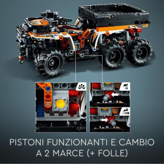 LEGO Technic 42139 Fuoristrada, Camion Giocattolo a 6 Ruote, Mattoncini da Costruzione, Giochi per Bambini di 10+ Anni - 5