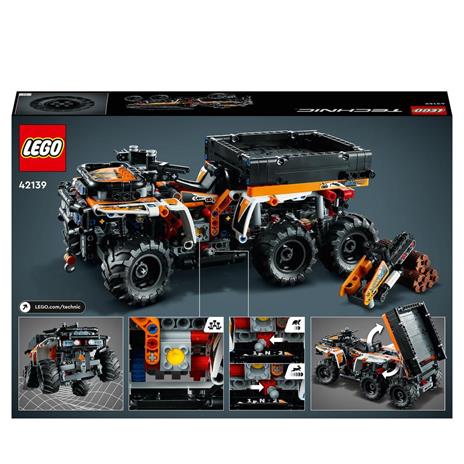 LEGO Technic 42139 Fuoristrada, Camion Giocattolo a 6 Ruote, Mattoncini da Costruzione, Giochi per Bambini di 10+ Anni - 8