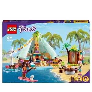 Giocattolo LEGO Friends 41700 Glamping sulla Spiaggia, Giocattoli per Bambini e Bambine di 6+ Anni con 3 Mini Bamboline e Accessori LEGO