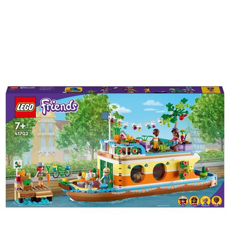 LEGO Friends 41702 Casa Galleggiante sul Canale, Giochi per Bambina e Bambino dai 7 Anni in su con Giardino - 2