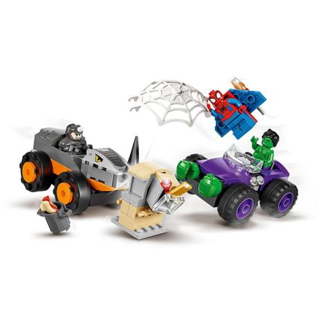 LEGO Marvel 10782 Spidey e i Suoi Fantastici Amici Resa dei Conti tra Hulk e Rhino, Monster Truck, Macchine Giocattolo - 3