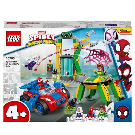 LEGO Marvel Spidey e i Suoi Fantastici Amici Spider-Man al Laboratorio di Doctor Octopus, Giocattoli per Bambini 4+, 10783 - LEGO - Marvel 4plus - TV & Movies - Giocattoli | IBS