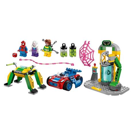 LEGO Marvel 10783 Spidey e i Suoi Fantastici Amici Spider-Man al Laboratorio di Doctor Octopus, Macchine Giocattolo - 7