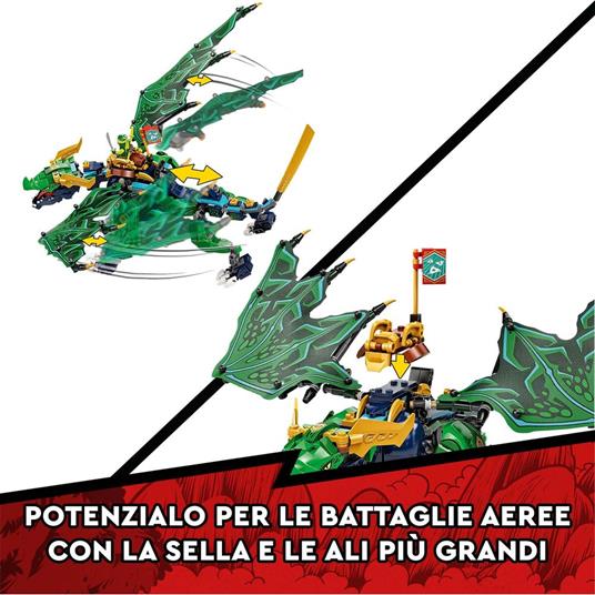LEGO NINJAGO 71766 Dragone Leggendario di Lloyd con Drago Giocattolo Snodabile e Minifigure, Giochi per Bambini dagli 8 Anni - 3