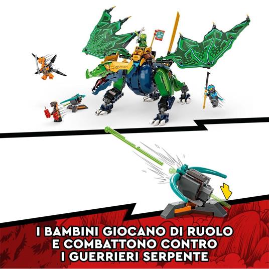 LEGO NINJAGO 71766 Dragone Leggendario di Lloyd con Drago Giocattolo Snodabile e Minifigure, Giochi per Bambini dagli 8 Anni - 4