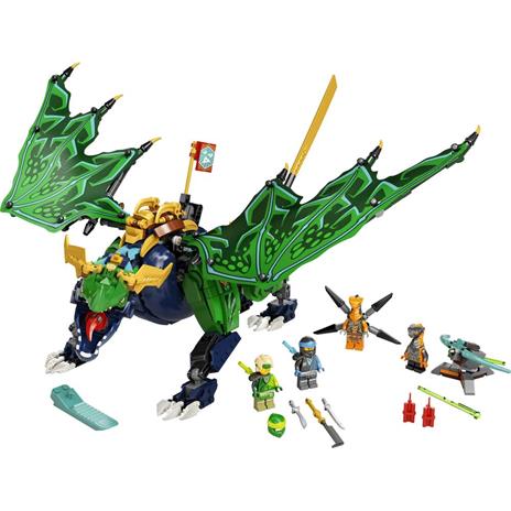 LEGO NINJAGO 71766 Dragone Leggendario di Lloyd con Drago Giocattolo Snodabile e Minifigure, Giochi per Bambini dagli 8 Anni - 8