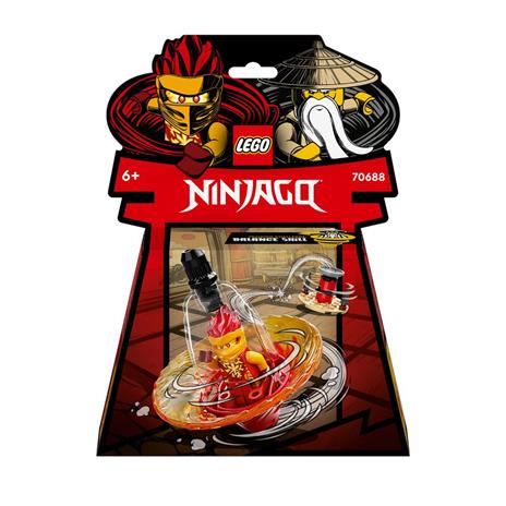 LEGO NINJAGO 70688 Addestramento Ninja di Spinjitzu con Kai, Trottola Giocattolo, Allenamento Piccoli Maestri di Spinner